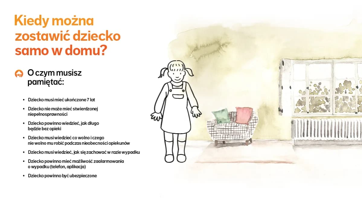 Od kiedy dziecko może zostać samo w domu? Prawo i praktyczne porady dla rodziców Od kiedy dziecko może zostać samo w domu? Prawo i praktyczne porady dla rodziców